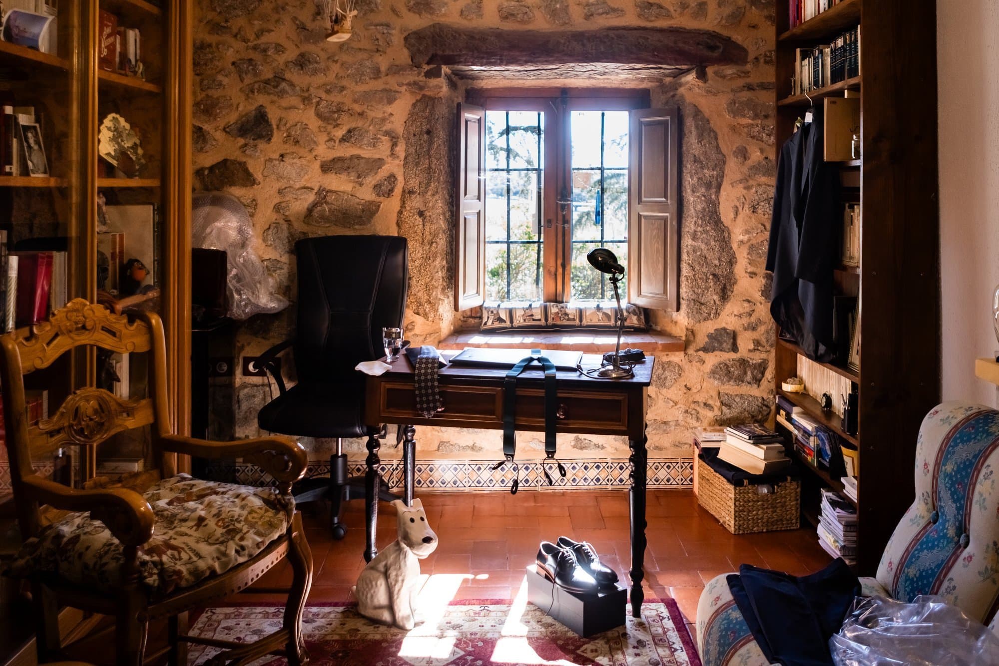 Vista del alojamiento cercano a La Riberita